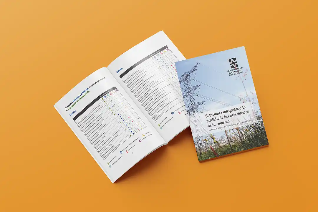 Diseño editorial del CV empresarial del INEEL